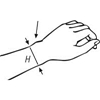 Wrist Support with Aluminium Splint, Medianus Splint (103300) attēls