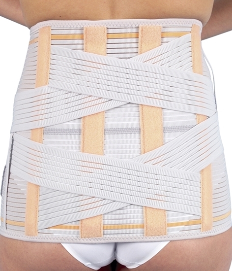 Picture of Semi-rigid lumbosacral high back support (112, 212)